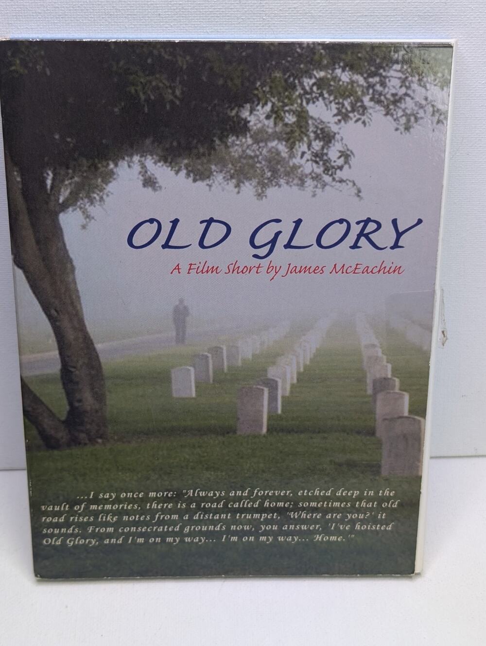 Old Glory DVD James McEachin SignedInscribed 2007 Patriotic Short Film